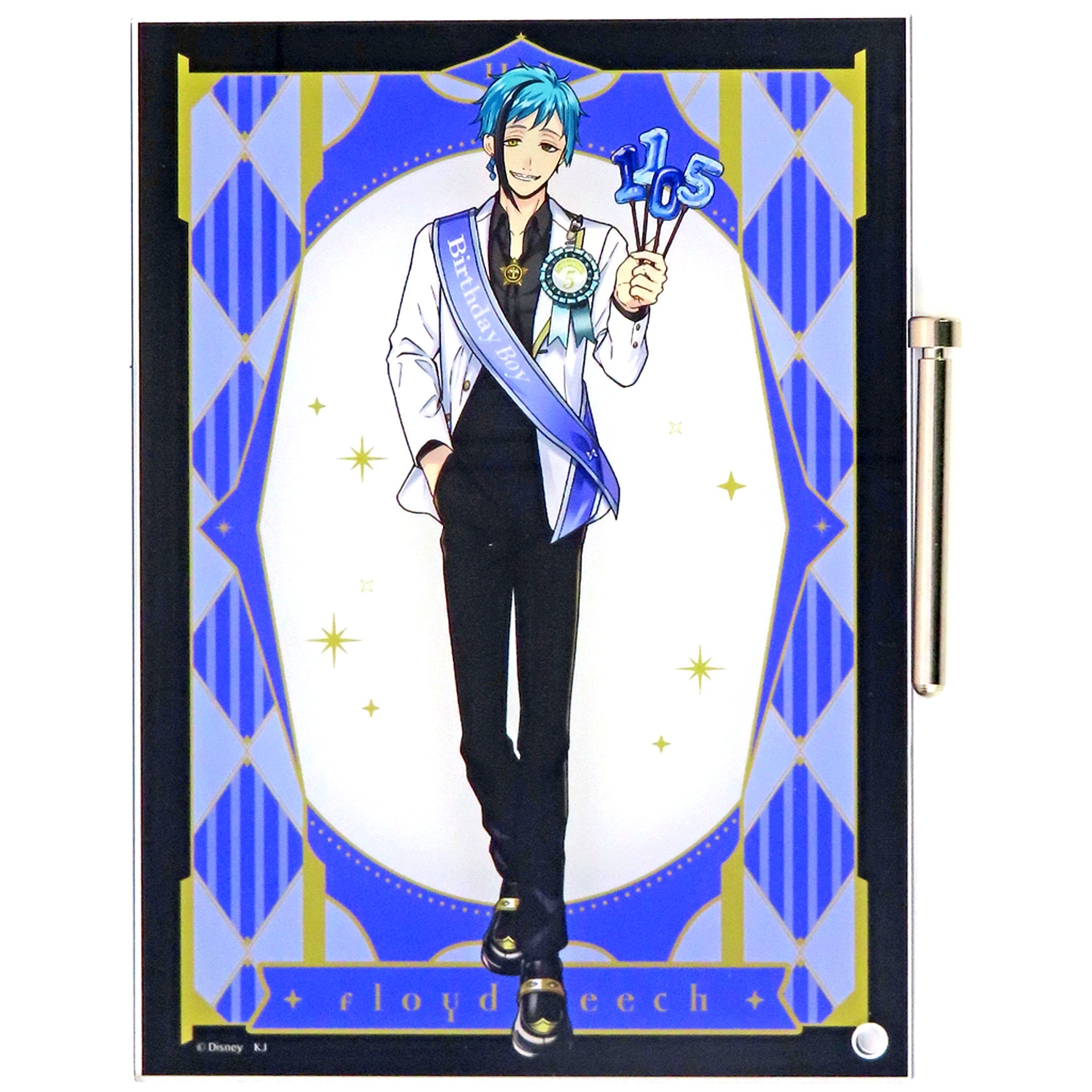 Floyd Leech Omekashi Birthday Fair in Animate Disney Twisted-Wonderland Omekashi Birthday Ver. Acrylic Panel [USED]