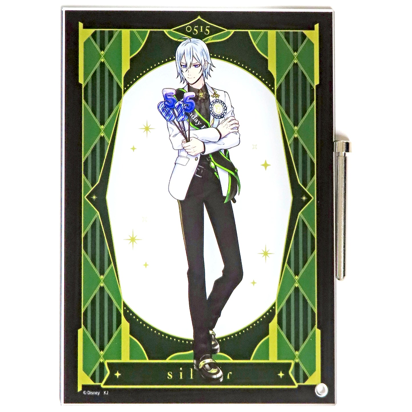 Silver Omekashi Birthday Ver. Disney Twisted Wonderland Omekashi Birthday Fair in Animate Acrylic Panel [USED]
