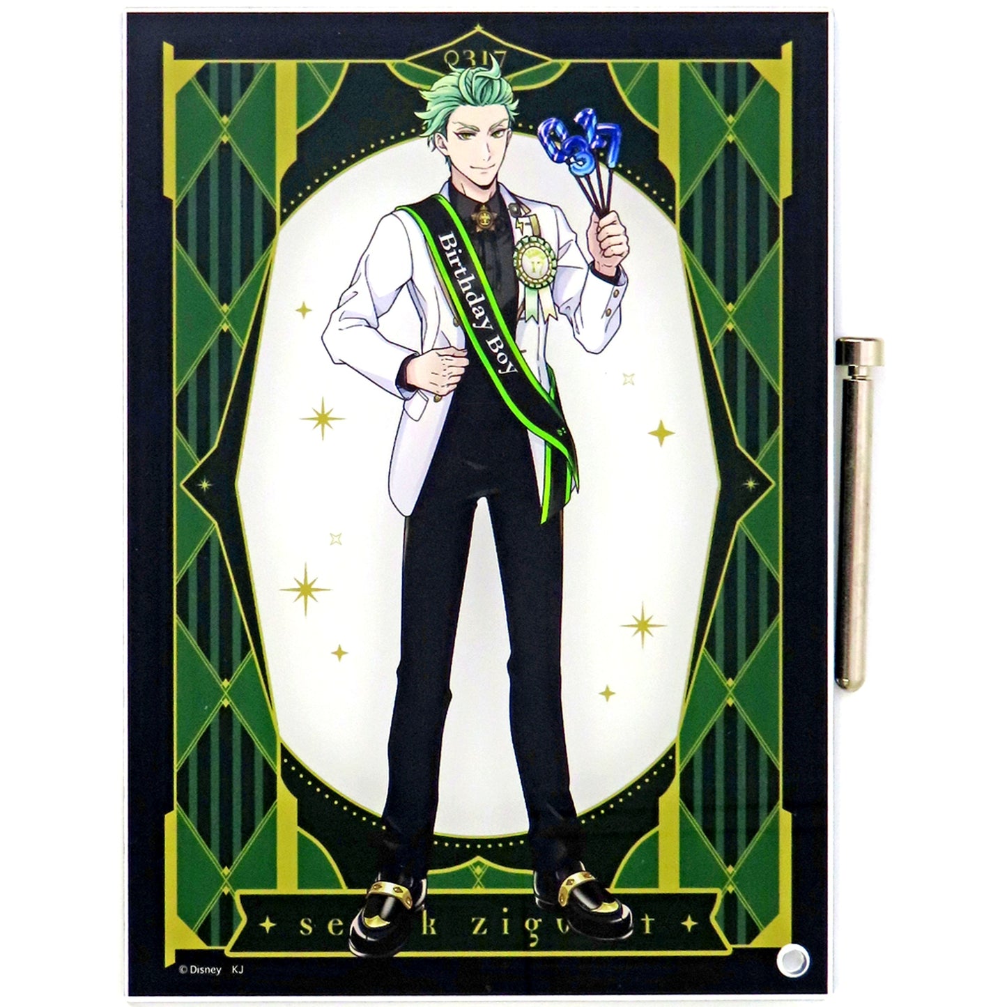 Sebek Zigvolt Disney Twisted Wonderland Omekashi Birthday Fair in Animate Omekashi Birthday Ver. Acrylic Panel [USED]
