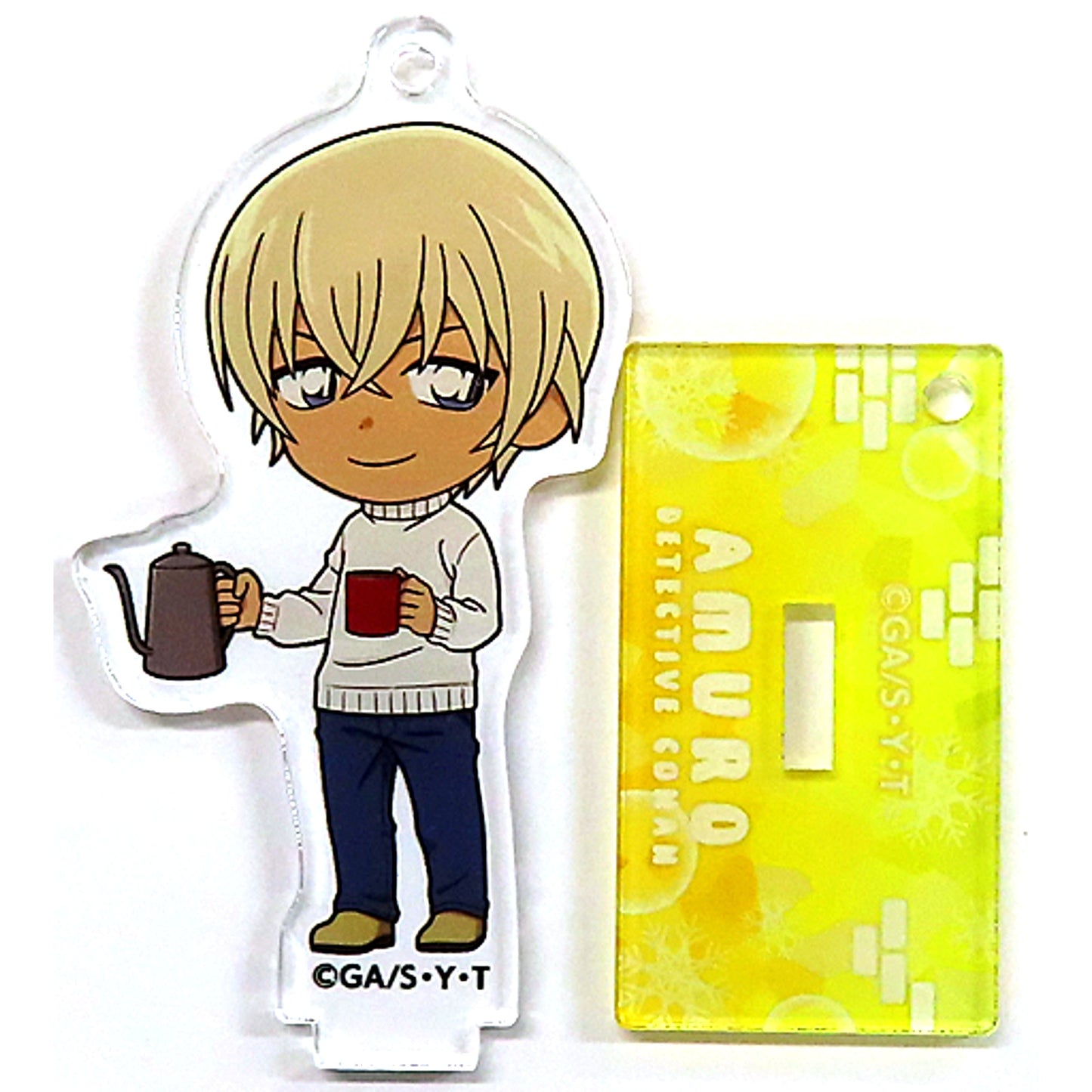Toru Amuro Detective Conan Acrylic Keychain Collection with Stand Winter Outfit [USED]