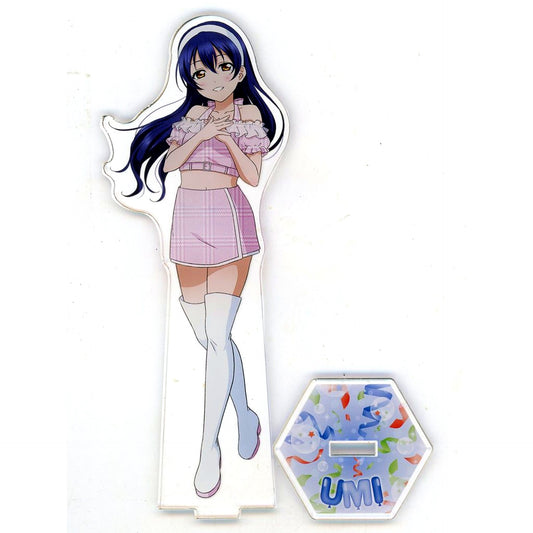 Umi Sonoda Muse girly pink Big Acrylic Stand GiGO Collab Cafe Love Live! TV Anime 10th Anniversary [USED]