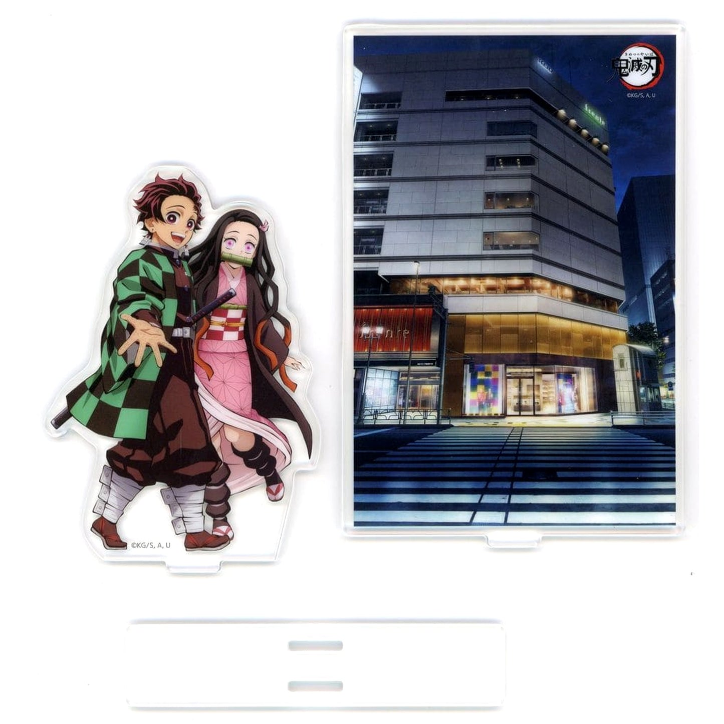 Demon Slayer: Kimetsu no Yaiba x ufotable DINING HIROMA New Store Commemoration Tanjiro Kamado & Nezuko Kamado Random Background Acrylic Stand Acrylic Stands [USED]