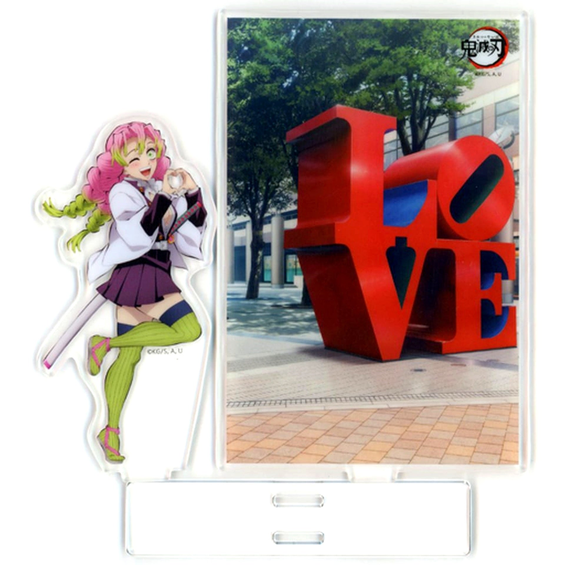 Mitsuri Kanroji Demon Slayer: Kimetsu no Yaiba x ufotable DINING -HIROMA- Dining New Store Commemoration Random Acrylic Stand with Background [USED]