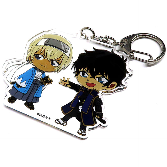 Toru Amuro & Jinpei Matsuda Detective Conan Online Kujira Acrylic Keychain 10-Ren Set Purchase Bonus Part 3 [USED]