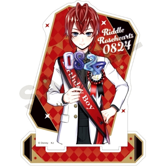 Riddle Rosehearts Omekashi Birthday Disney Twisted-Wonderland Acrylic Stand [USED]