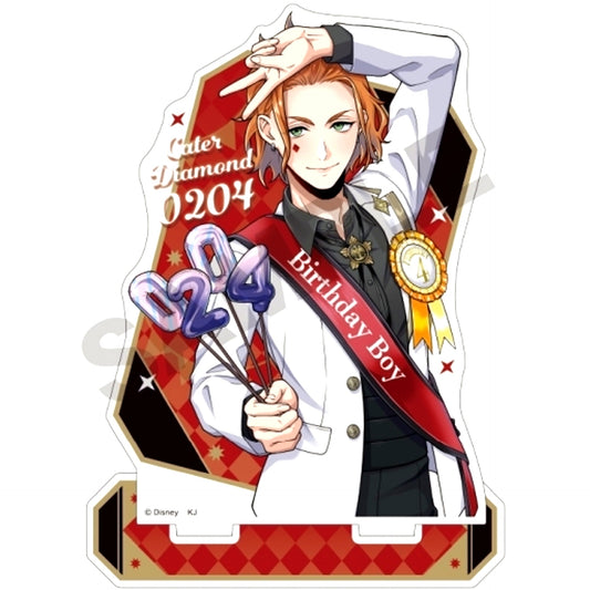 Cater Diamond Omekashi Birthday Disney Twisted Wonderland Acrylic Stand [USED]