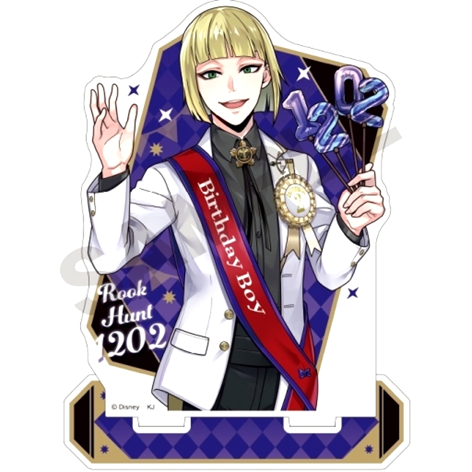 Rook Hunt Omekashi Birthday Disney Twisted-Wonderland Acrylic Stand [USED]