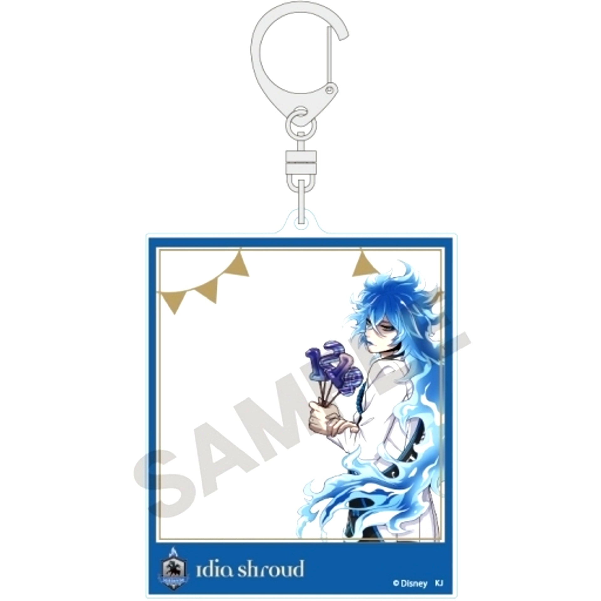 Idia Shroud Omekashi Birthday Disney Twisted-Wonderland Frame Acrylic Keychain [USED]