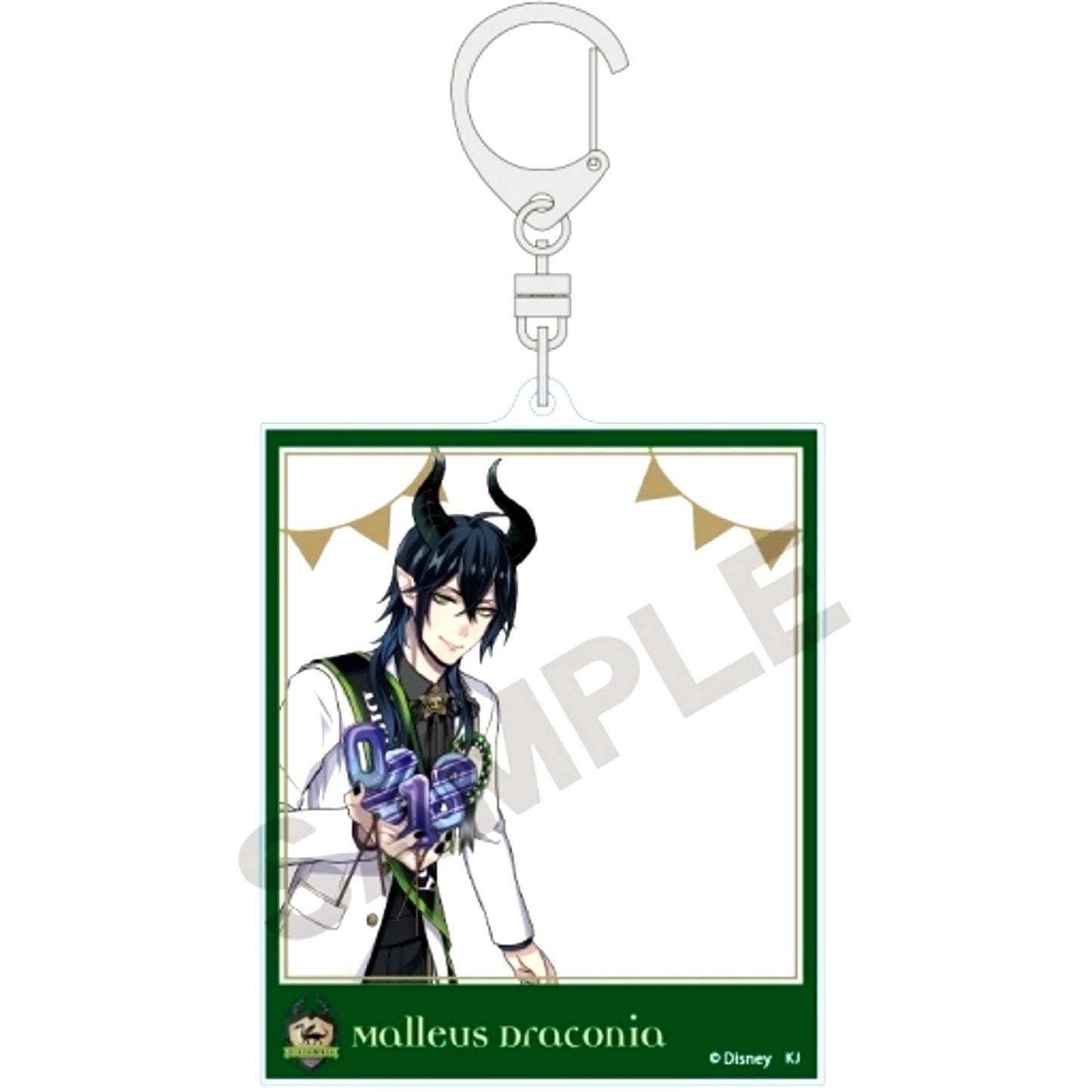 Malleus Draconia Disney Twisted-Wonderland Frame Acrylic Keychain Omekashi Birthday [USED]