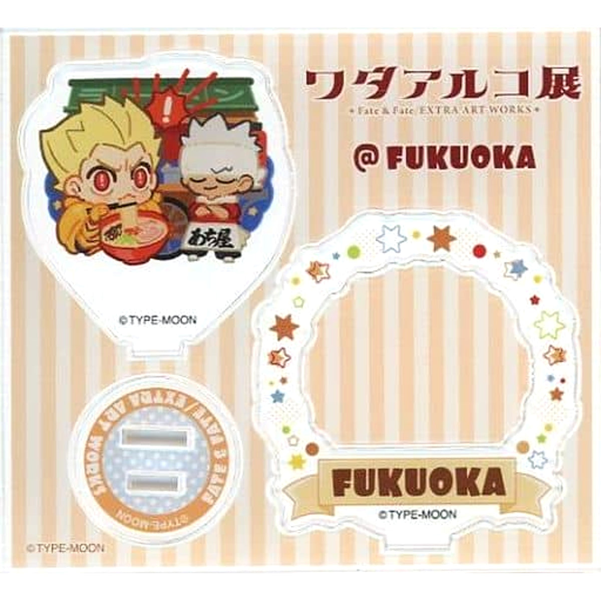 Fate/Extra Gilgamesh Mumei Chibi Acrylic Mascot Wada Arco Exhibition Fate & Fate/Extra Art Works Fukuoka Venue Exclusive Acrylic Item [USED]