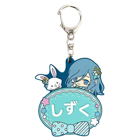 Hatsune Miku: Colorful Stage! X Sanrio Characters Shizuku Hinomori Wish Me Mell Mini Character Name Rubber Keychain Collection C Keychains [USED]