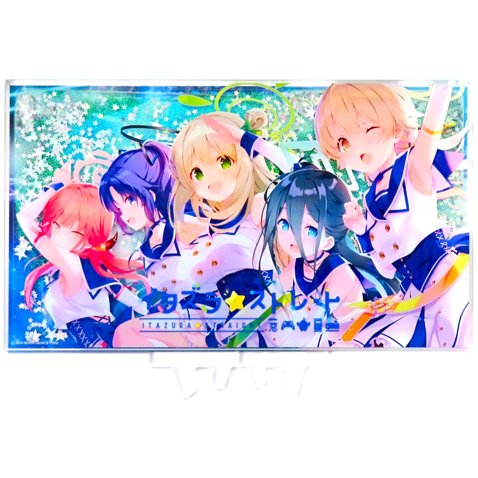 Itazura Straight Blue Archive 3rd Anniversary Glitter Acrylic Plate [USED]