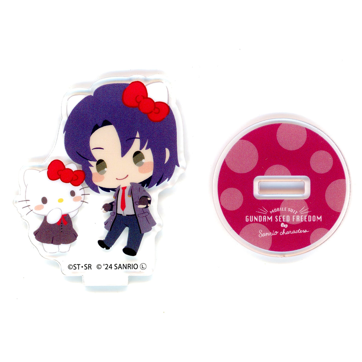 Athrun Zala & Hello Kitty Mobile Suit Gundam SEED FREEDOM x Sanrio Characters Trading Mini Character Acrylic Stand Theater Goods [USED]