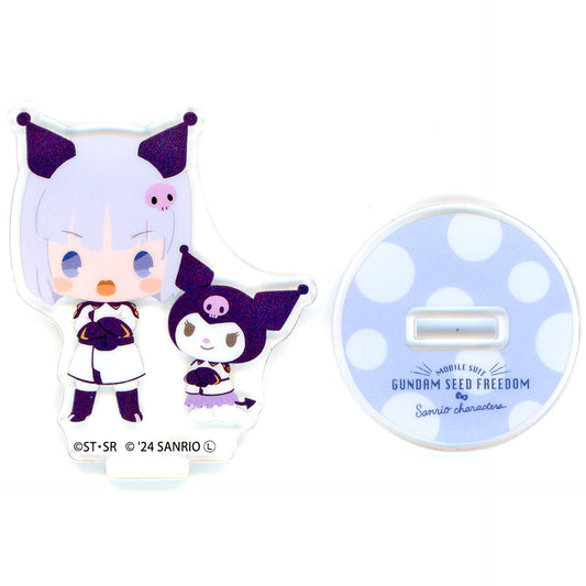 Yzak Joule & Kuromi Mobile Suit Gundam SEED FREEDOM x Sanrio Characters Trading Mini Chara Acrylic Stand Theater Goods [USED]