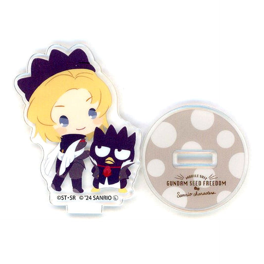 Orphee Lam Tao & Bad Badtz-Maru Trading Mini Chibi Acrylic Stand Theater Goods Mobile Suit Gundam SEED FREEDOM x Sanrio Characters [USED]