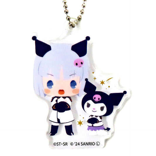 Yzak Joule & Kuromi Mobile Suit Gundam SEED FREEDOM x Sanrio Characters Trading Mini Chara Acrylic Keychain Theater Goods [USED]