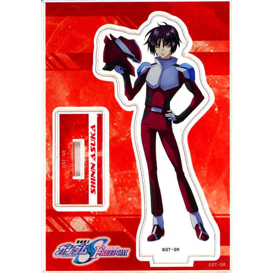 Shinn Asuka Pilot Suit Mobile Suit Gundam SEED FREEDOM Trading Acrylic Stand Theater Goods [USED]