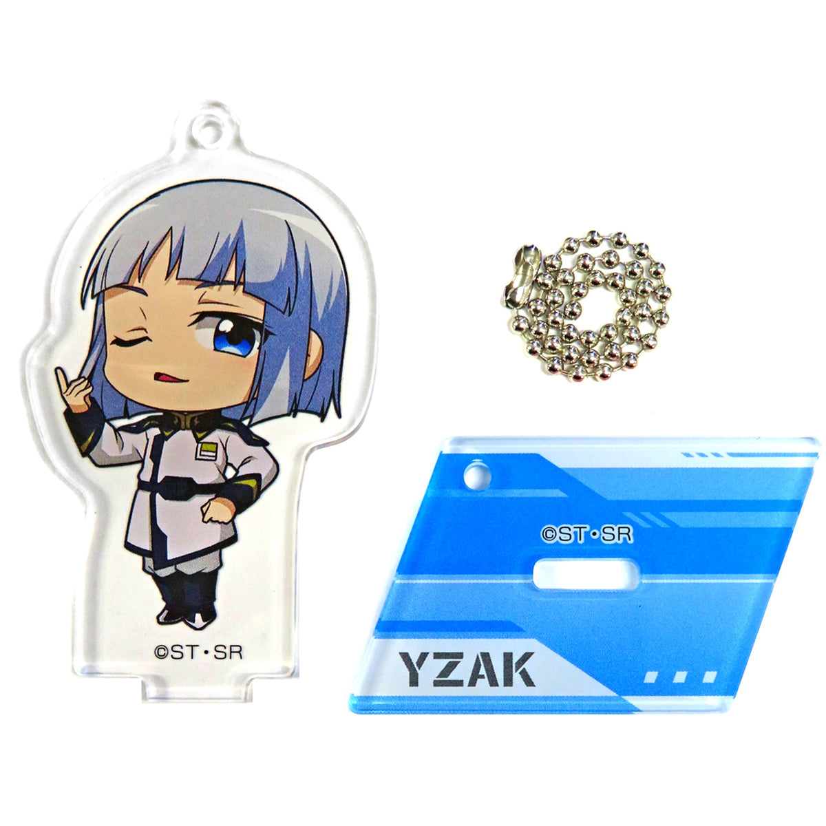 Yzak Joule Uniform Mobile Suit Gundam SEED FREEDOM Trading Mini Character Acrylic Stand Keychain Theater Goods [USED]