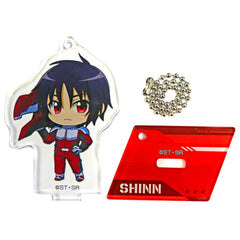 Shinn Asuka (Pilot Suit) Mobile Suit Gundam SEED FREEDOM Trading Mini Chara Acrylic Stand Keychain Theater Goods [USED]