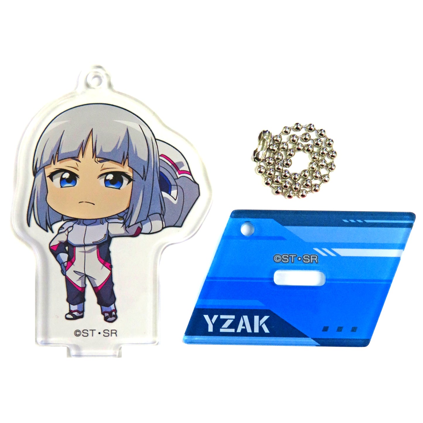 Yzak Joule Pilot Suit Ver. Mobile Suit Gundam SEED FREEDOM Trading Mini Chara Acrylic Stand Keychain Theater Goods [USED]