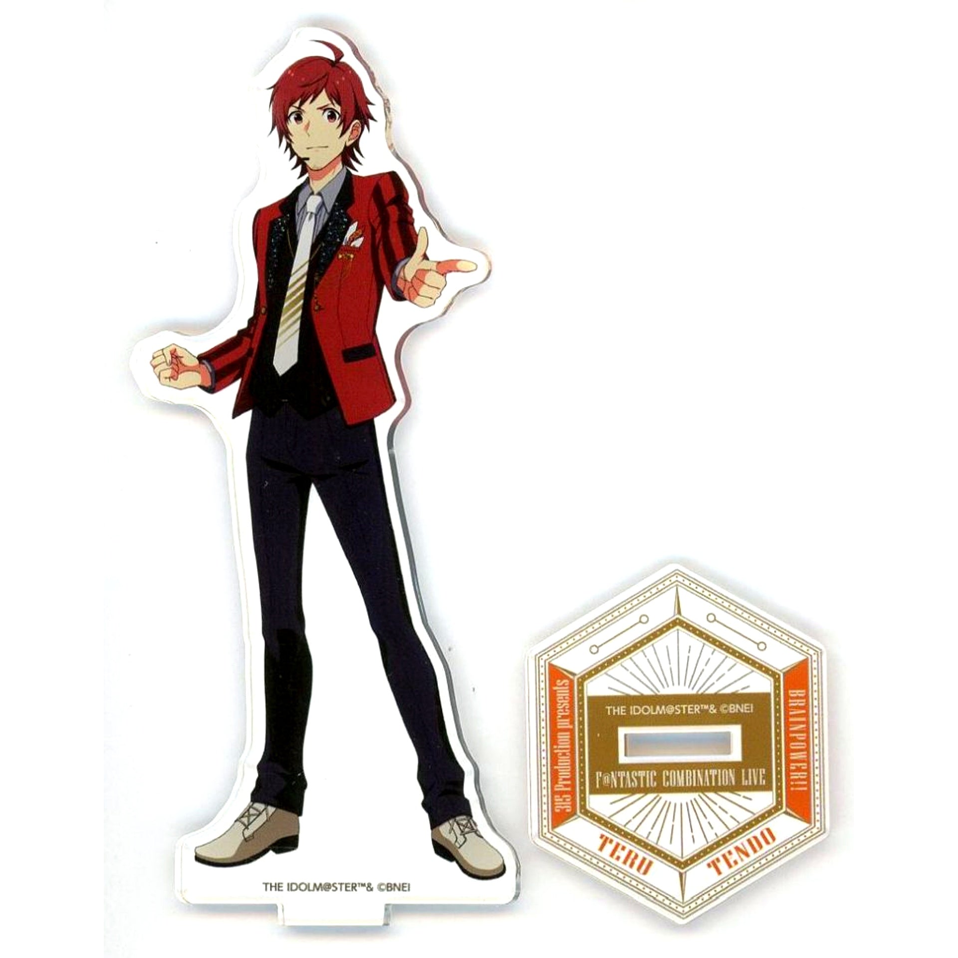 Teru Tendo THE IDOLM@STER SideM Official Acrylic Stand 315 Pro FANTASTIC COMBINATION LIVE BRAINPOWER!! [USED]