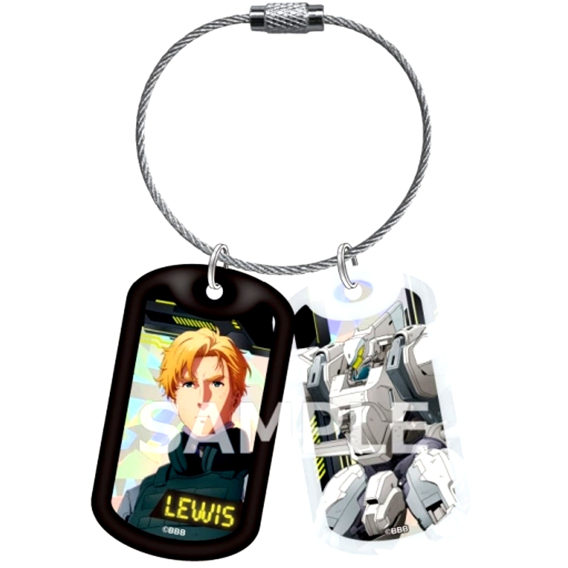 Lewis Smith Brave Bang Bravern! Dog Tag Style Keychain [USED]