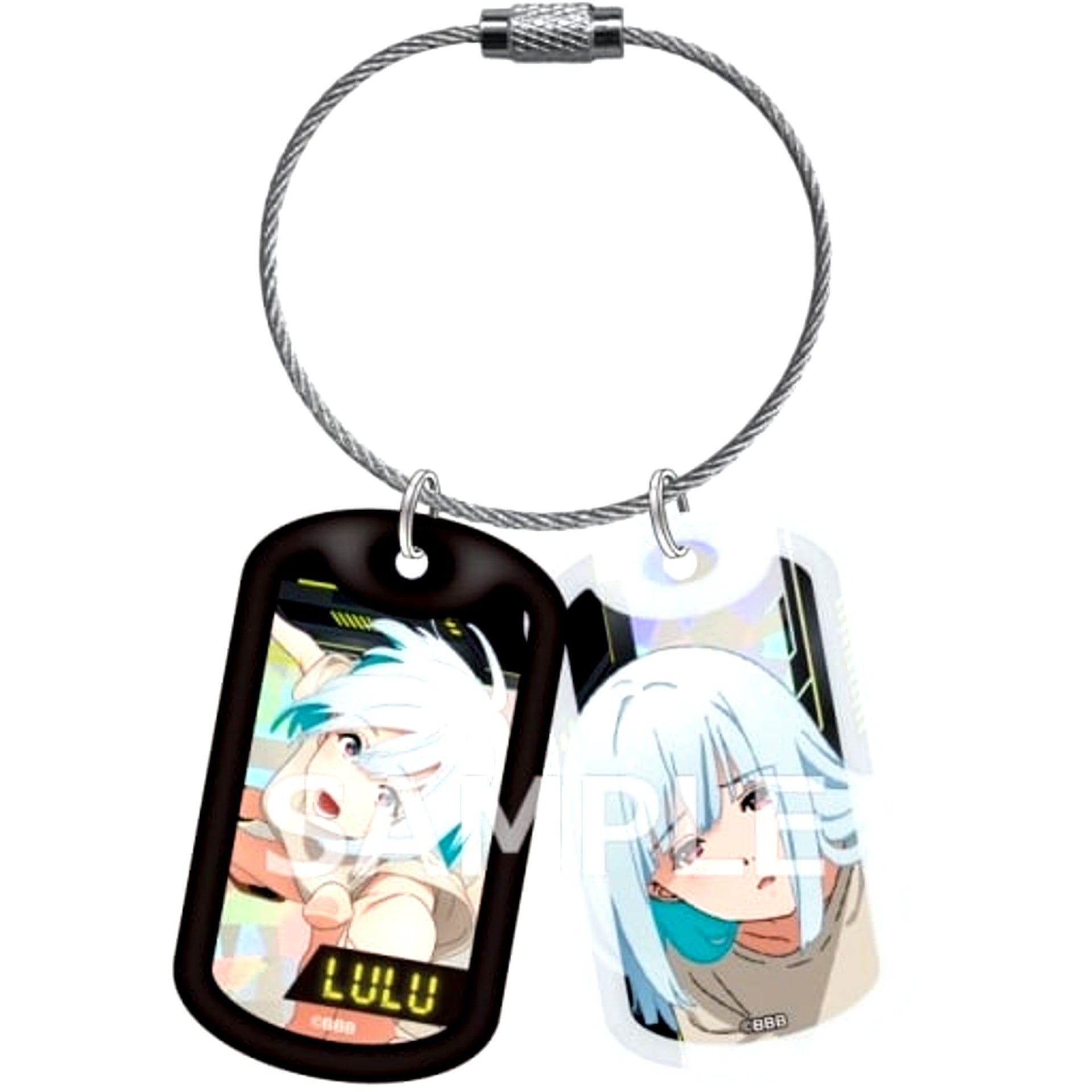 Lulu Brave Bang Bravern! Dog Tag Style Keychain [USED]