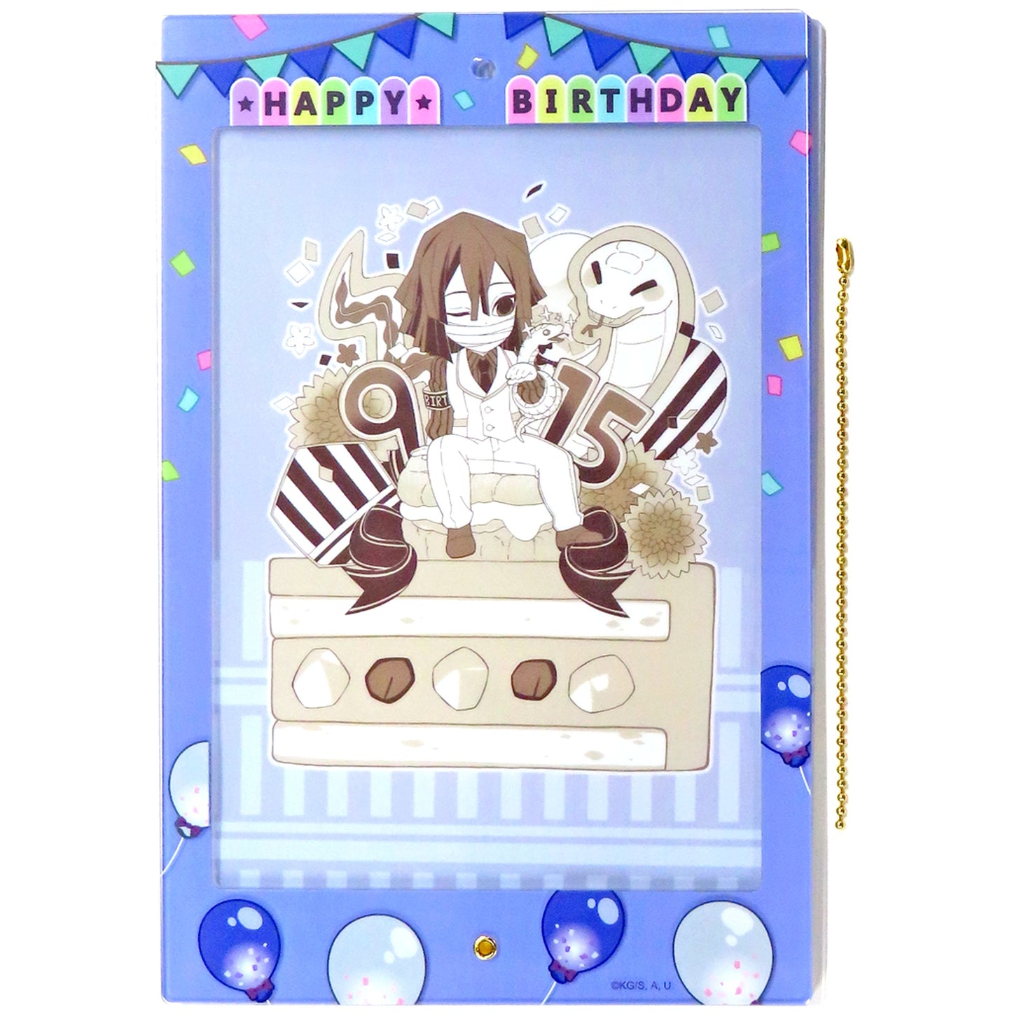 Obanai Iguro Demon Slayer ufotable Cafe Birthday 2023 Acrylic Bromide Holder [USED]