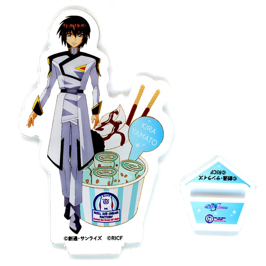 Kira Yamato Normal Proportions Mobile Suit Gundam SEED FREEDOM x Roll Ice Cream Factory Trading Acrylic Stand [USED]