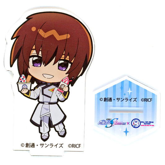 Kira Yamato Mobile Suit Gundam SEED FREEDOM Trading Acrylic Stand Mini Roll Ice Cream Factory [USED]