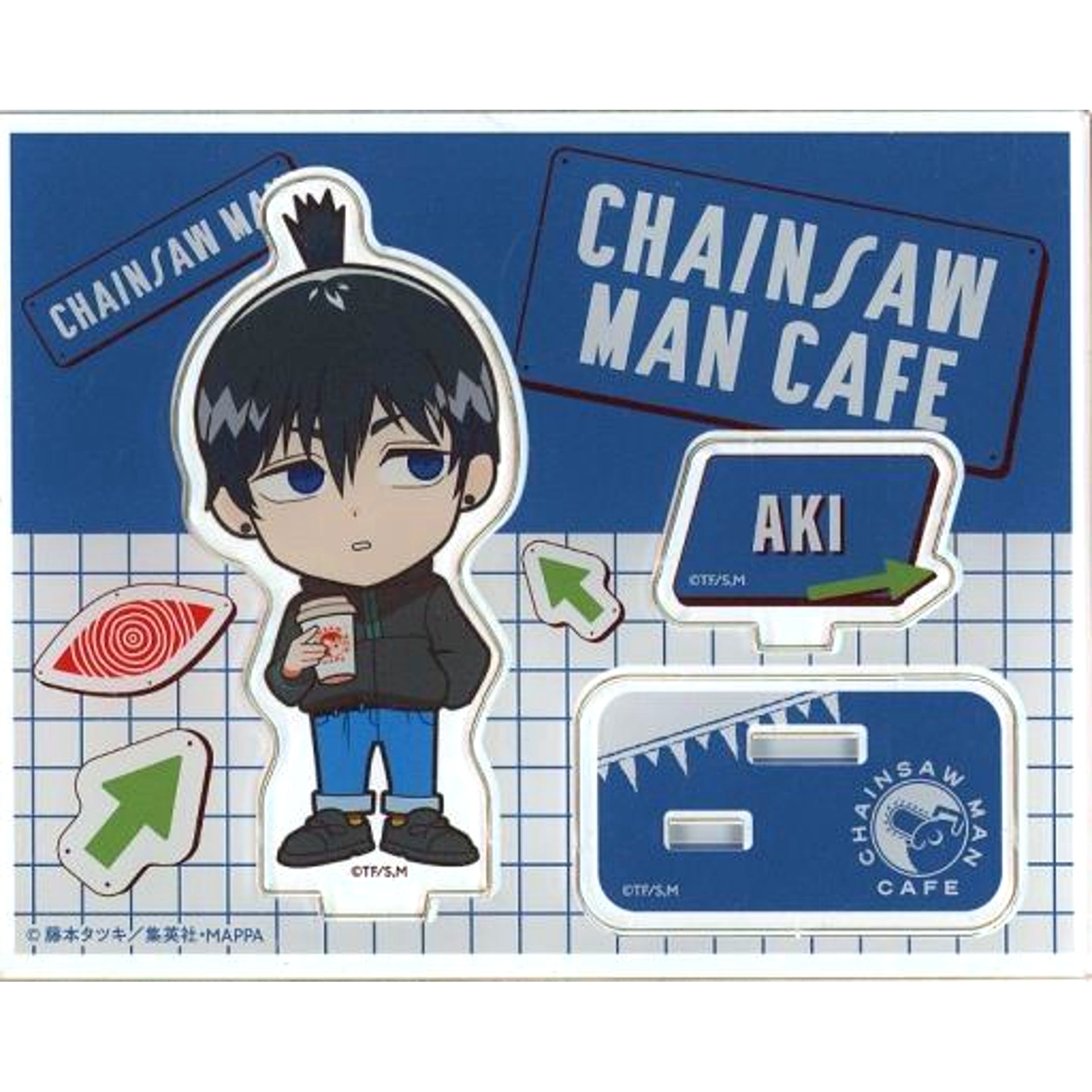 Aki Hayakawa Chainsaw Man Cafe Mini Character Acrylic Stand [USED]