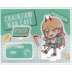 Power Chainsaw Man Mini Chara Acrylic Stand LTR Chainsaw Man Cafe Limited [USED]