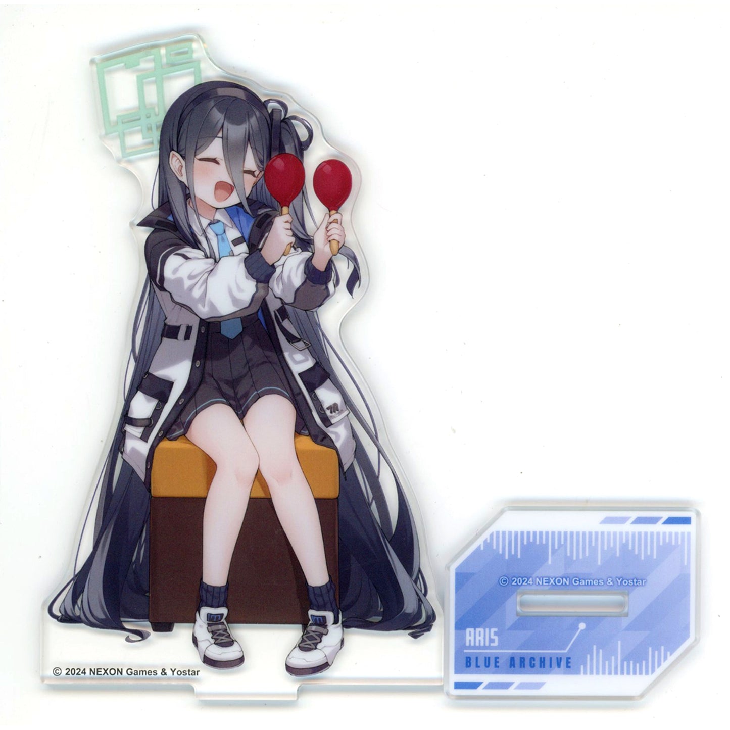 Aris Tendou Acrylic Stand Blue Archive x Karaoke Manekineko [USED]