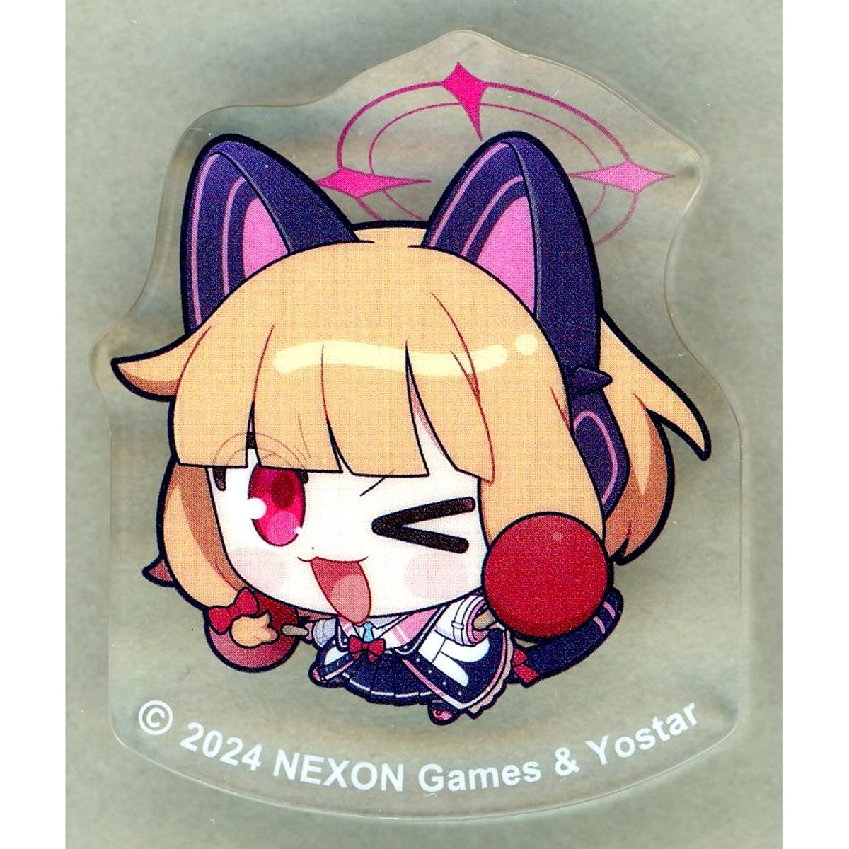 Saiba Momoi Blue Archive x Karaoke Manekineko Mini Acrylic Stand [USED]