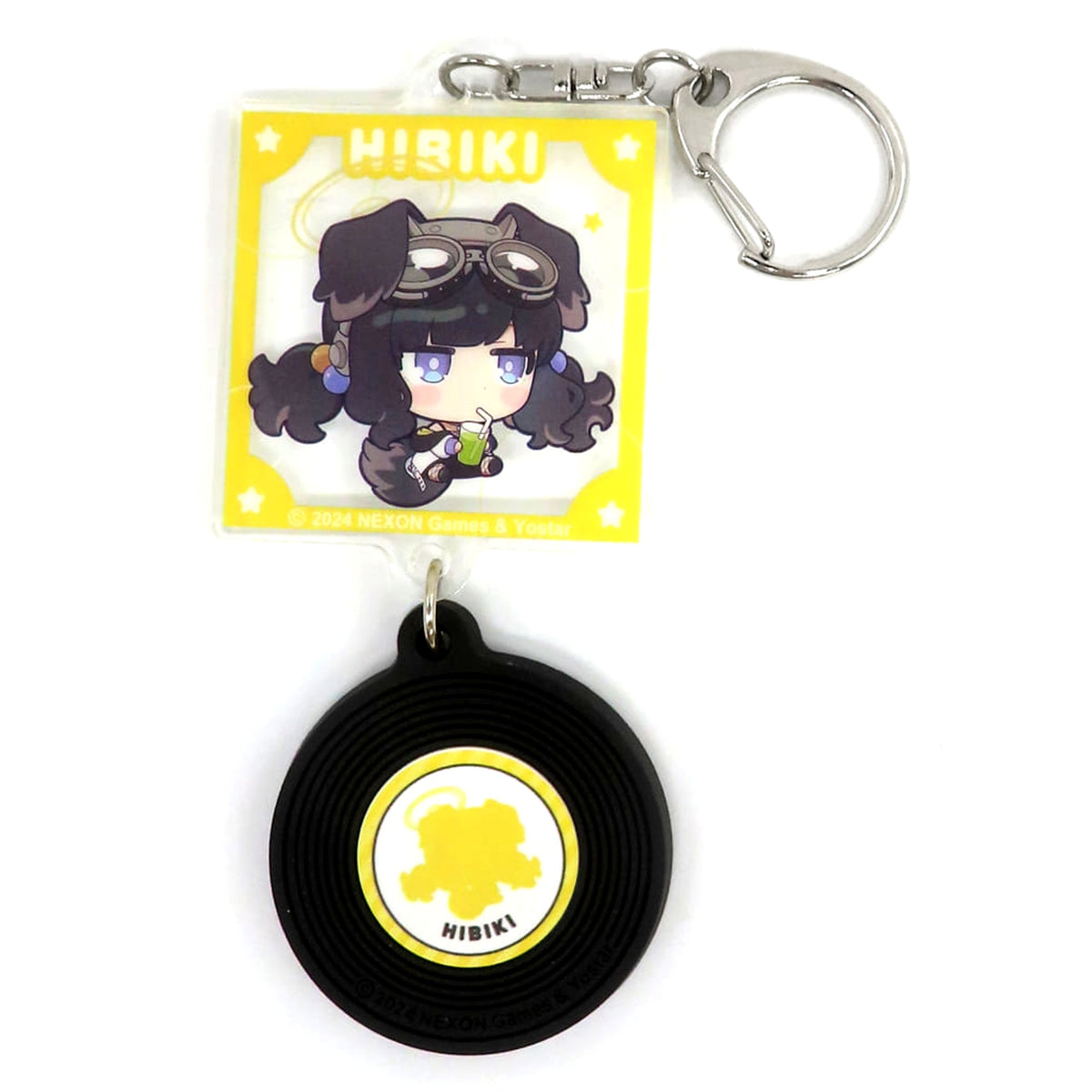 Blue Archive Hibiki Nekozuka SD Record Style Keychain Karaoke Manekineko Exclusive Keychains [USED]