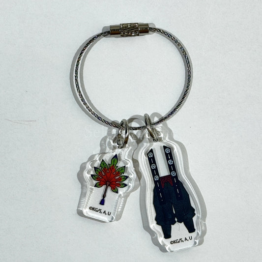 Karaku Demon Slayer: Kimetsu no Yaiba Upper Rank 4 Random Acrylic Charm World Tour To the Hashira Training Theater Goods [USED]