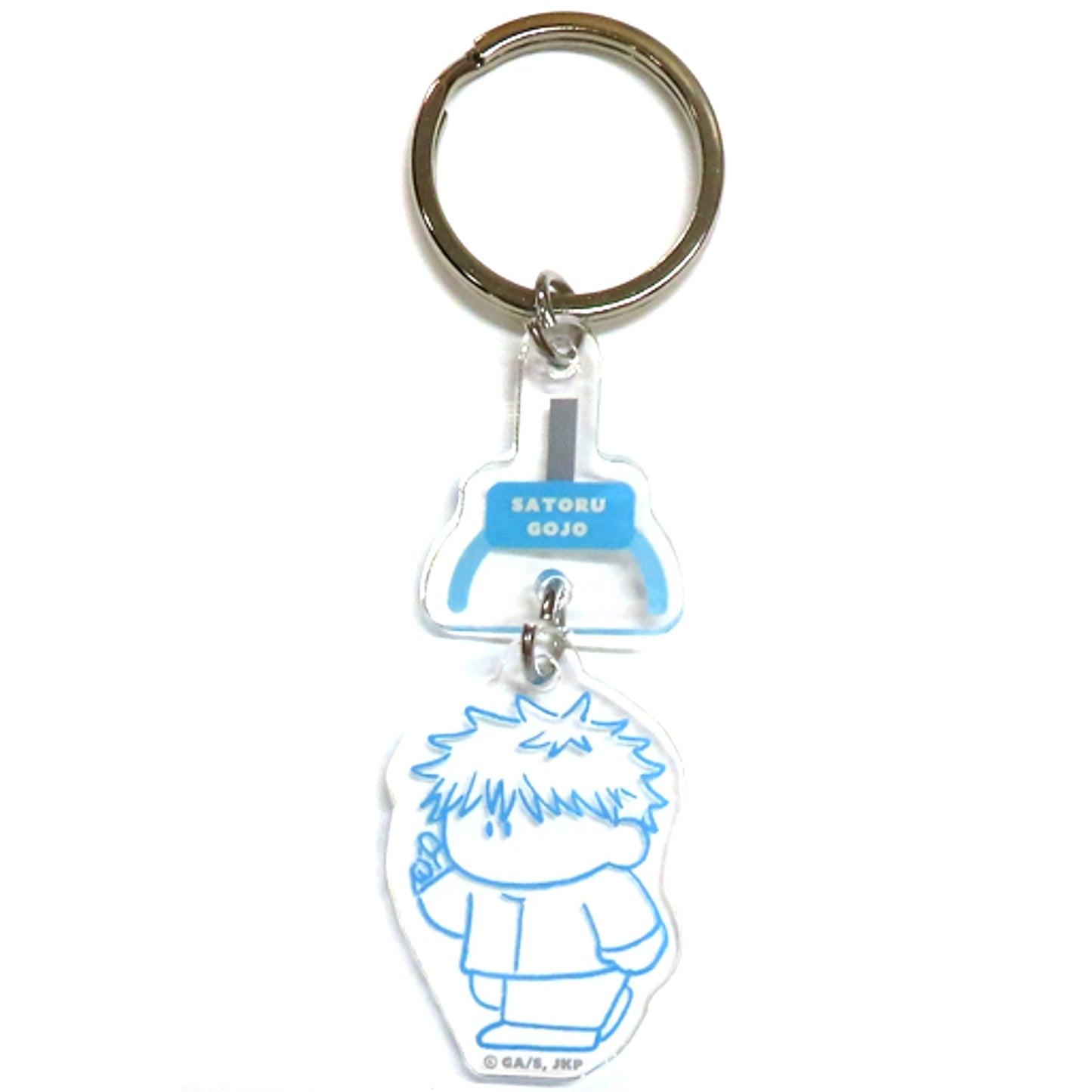 Satoru Gojo Jujutsu Kaisen PLAZA in Loft Trading Acrylic Keychain Chijimimasu [USED]