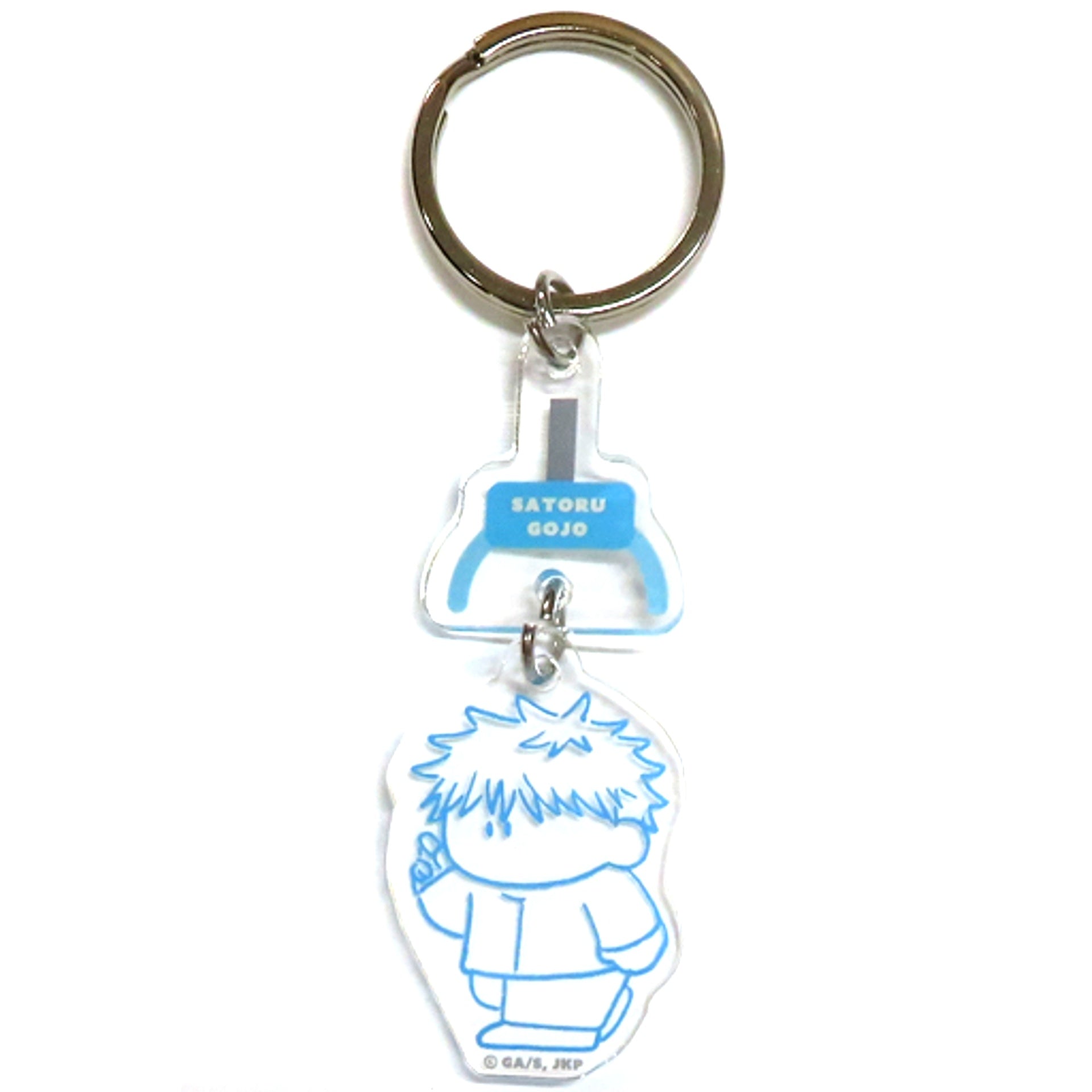 Satoru Gojo Jujutsu Kaisen PLAZA in Loft Trading Acrylic Keychain Chijimimasu [USED]