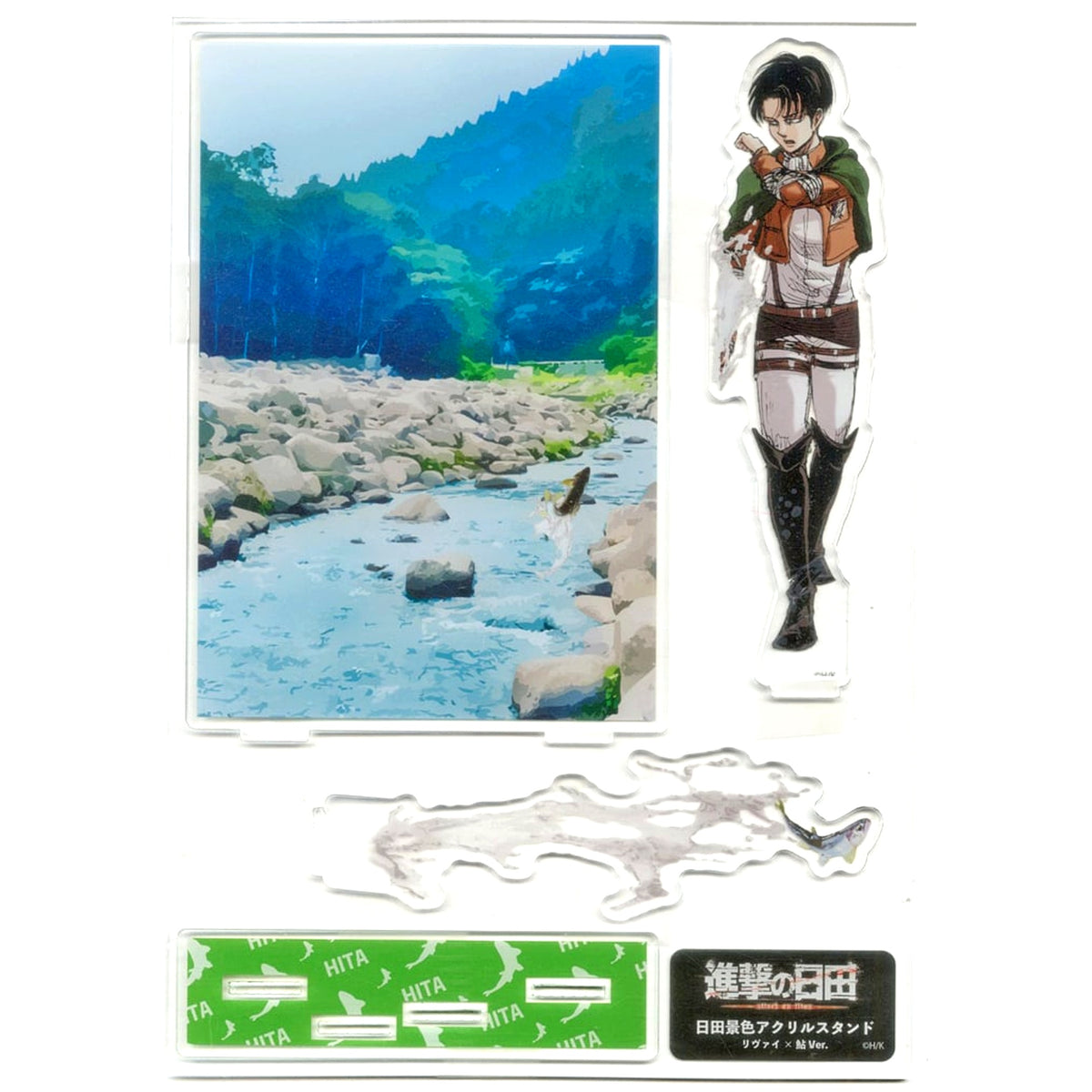 Levi Ackerman x Ayu Ver. Attack on Titan Hita Scenery Acrylic Stand Large [USED]