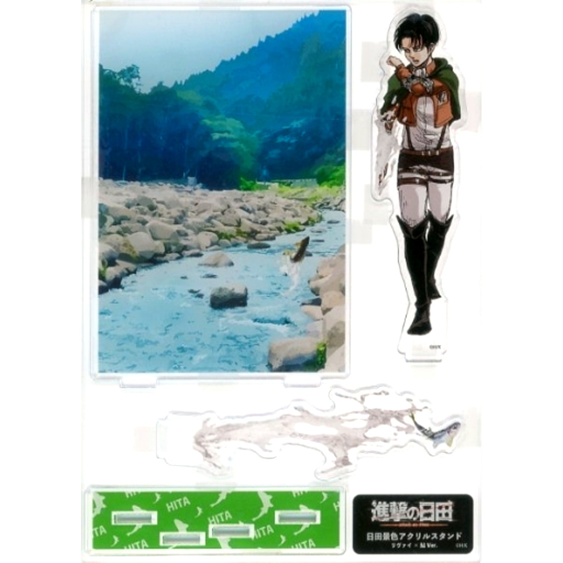 Levi Ackerman Ayu Ver. Attack on Titan Hita Scenery Acrylic Stand Small [USED]