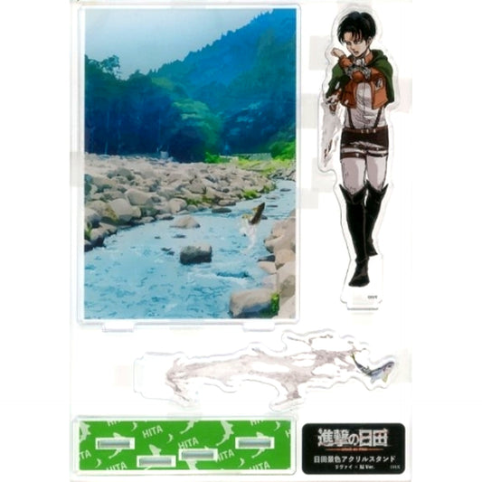 Levi Ackerman Ayu Ver. Attack on Titan Hita Scenery Acrylic Stand Small [USED]
