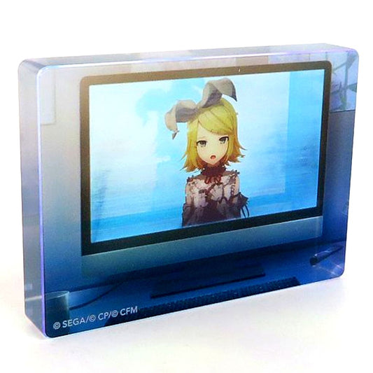Kagamine Rin Hatsune Miku: Colorful Stage! Noble Art Collection Voice I Want to Deliver Before Training Vol.35 Acrylic Stand [USED]