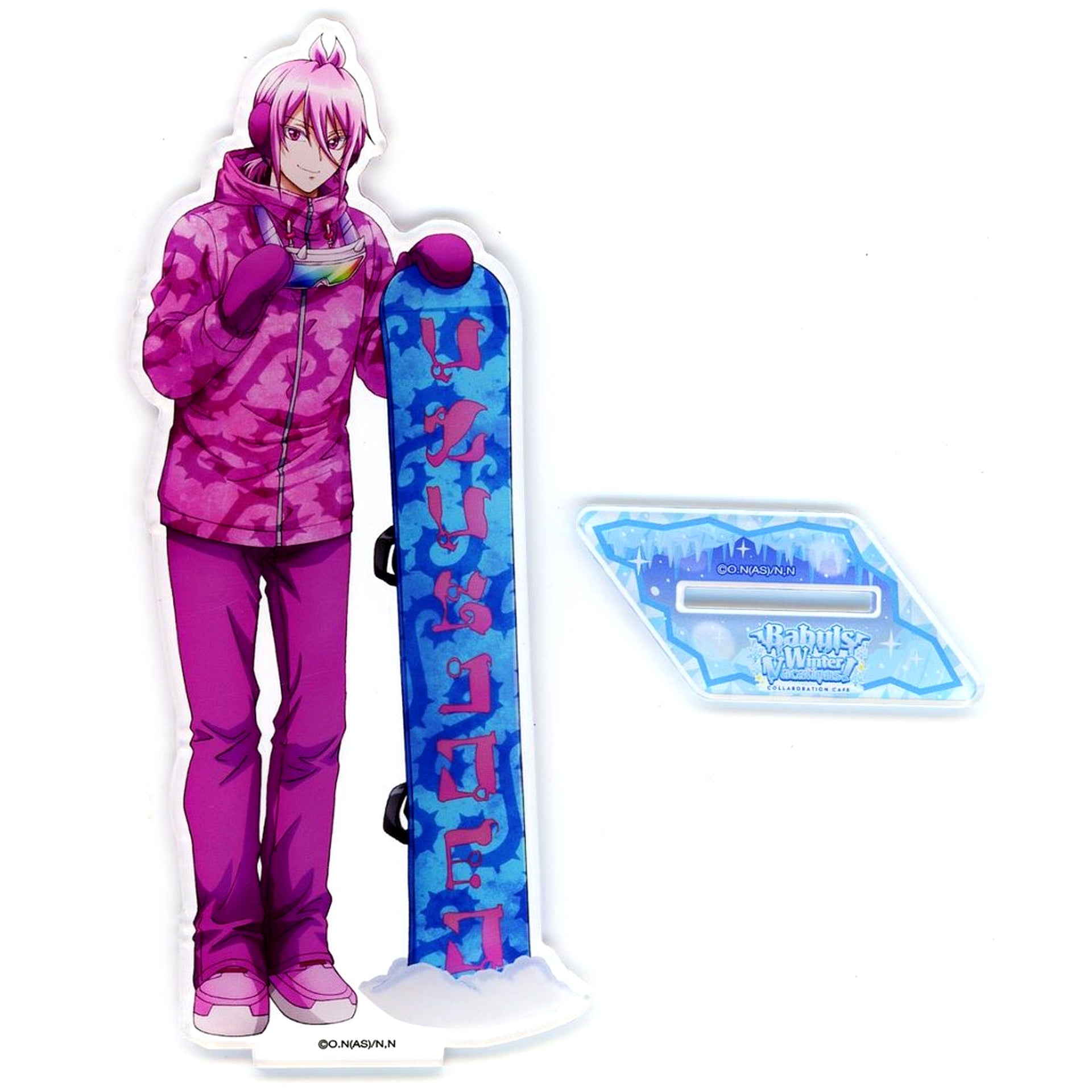 Asmodeus Alice Big Acrylic Stand Welcome to Demon School! Iruma-kun x AMOCAFE Babyls Winter Vacations! [USED]
