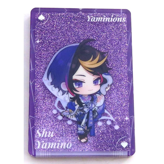 Shu Yamino Mini Character Flowing Sand Acrylic Stand Block Virtual YouTuber Nijisanji NIJISANJI EN x DIMENSION POPTOWN China Exclusive [USED]