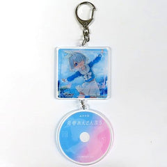 Blue Archive Jacket Design Acrylic Keychain Bonus for Purchasing CD Seishun Ensemble Vol. 1 Arona Keychains [USED]