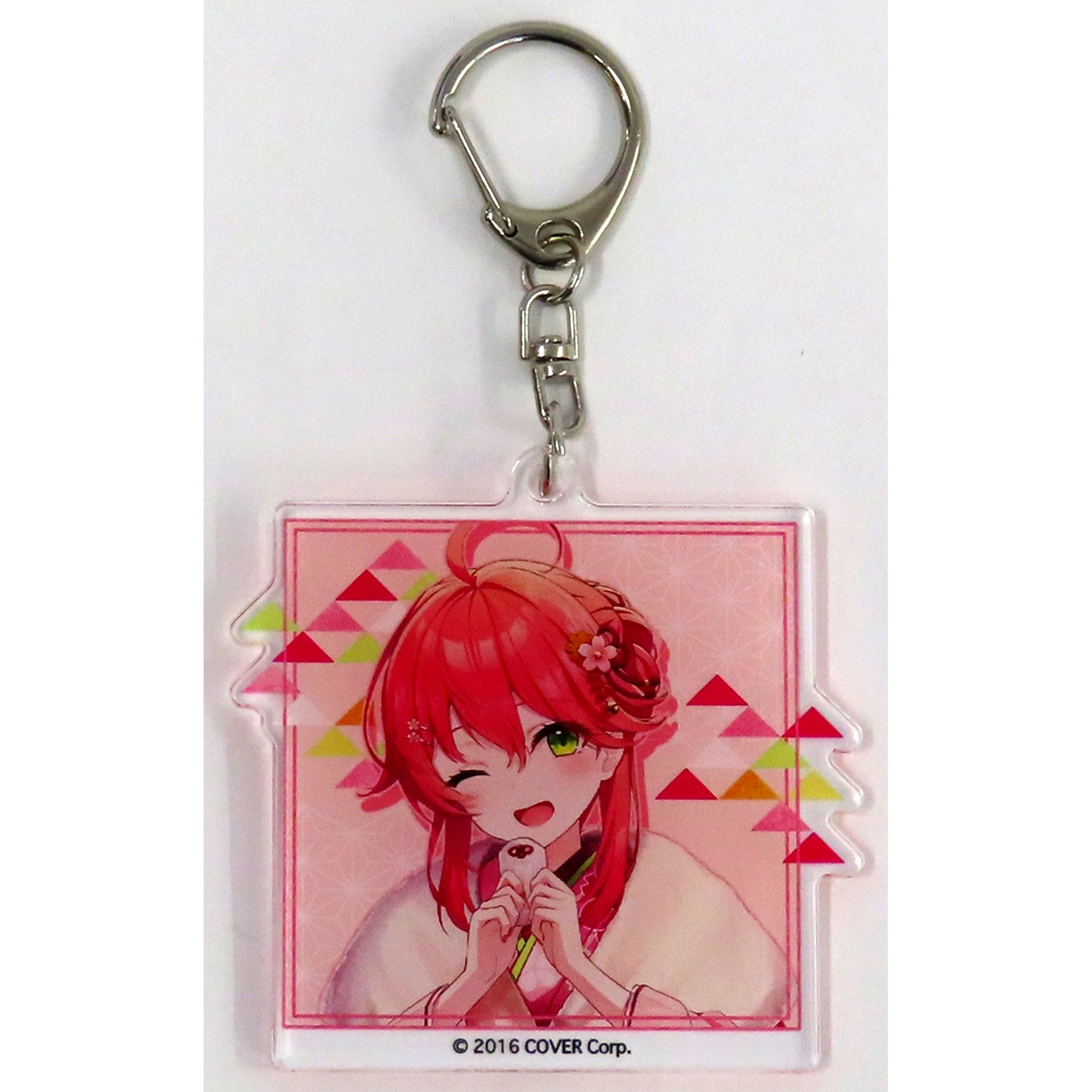 Sakura Miko Hololive Trading Acrylic Keychain Holo-cal Kyoto [USED]