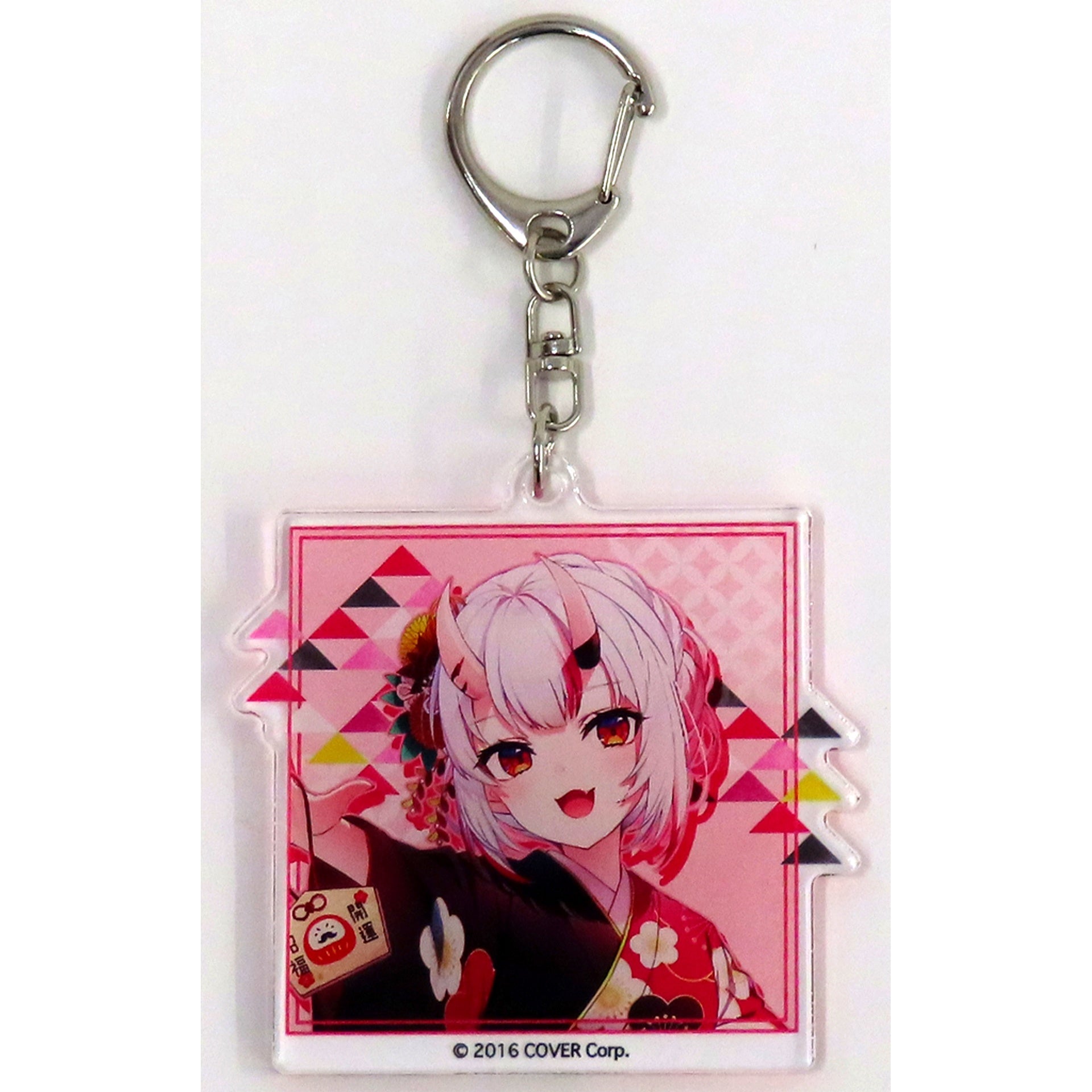 Nakiri Ayame Hololive Trading Acrylic Keychain Holo-cal Kyoto Edition [USED]