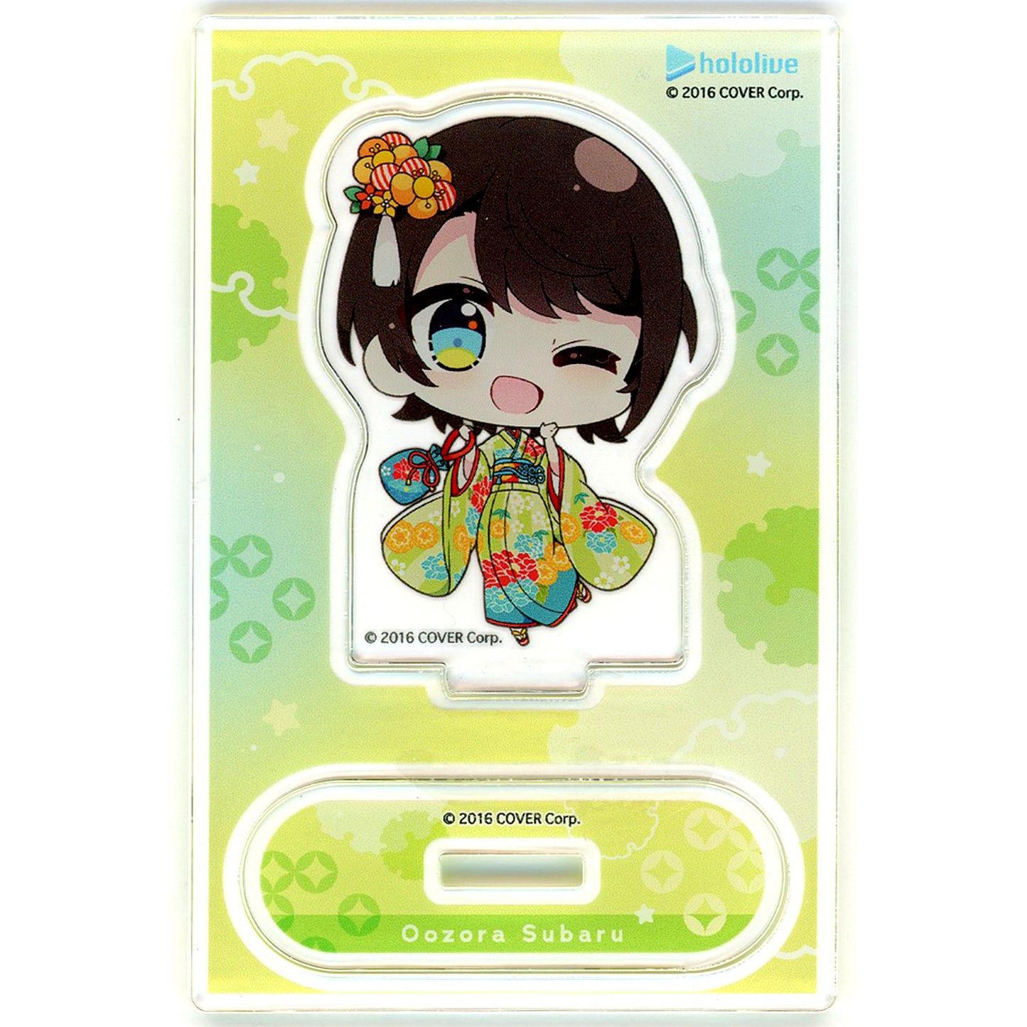 Oozora Subaru Mini Character VTuber Hololive Holo-cal Kyoto Edition Trading Acrylic Stand [USED]