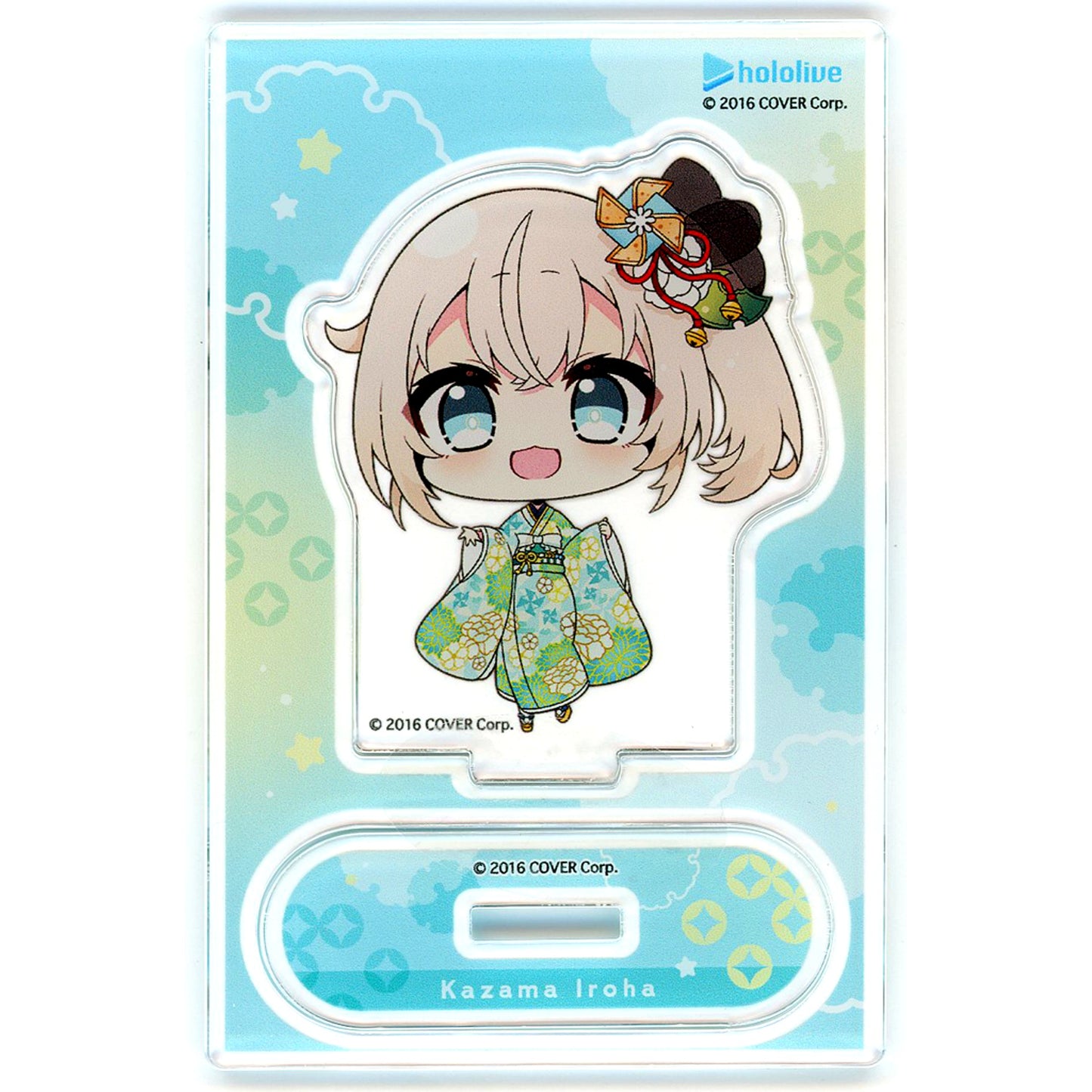 Kazama Iroha Mini Character Trading Acrylic Stand VTuber hololive Holocal Kyoto Edition [USED]