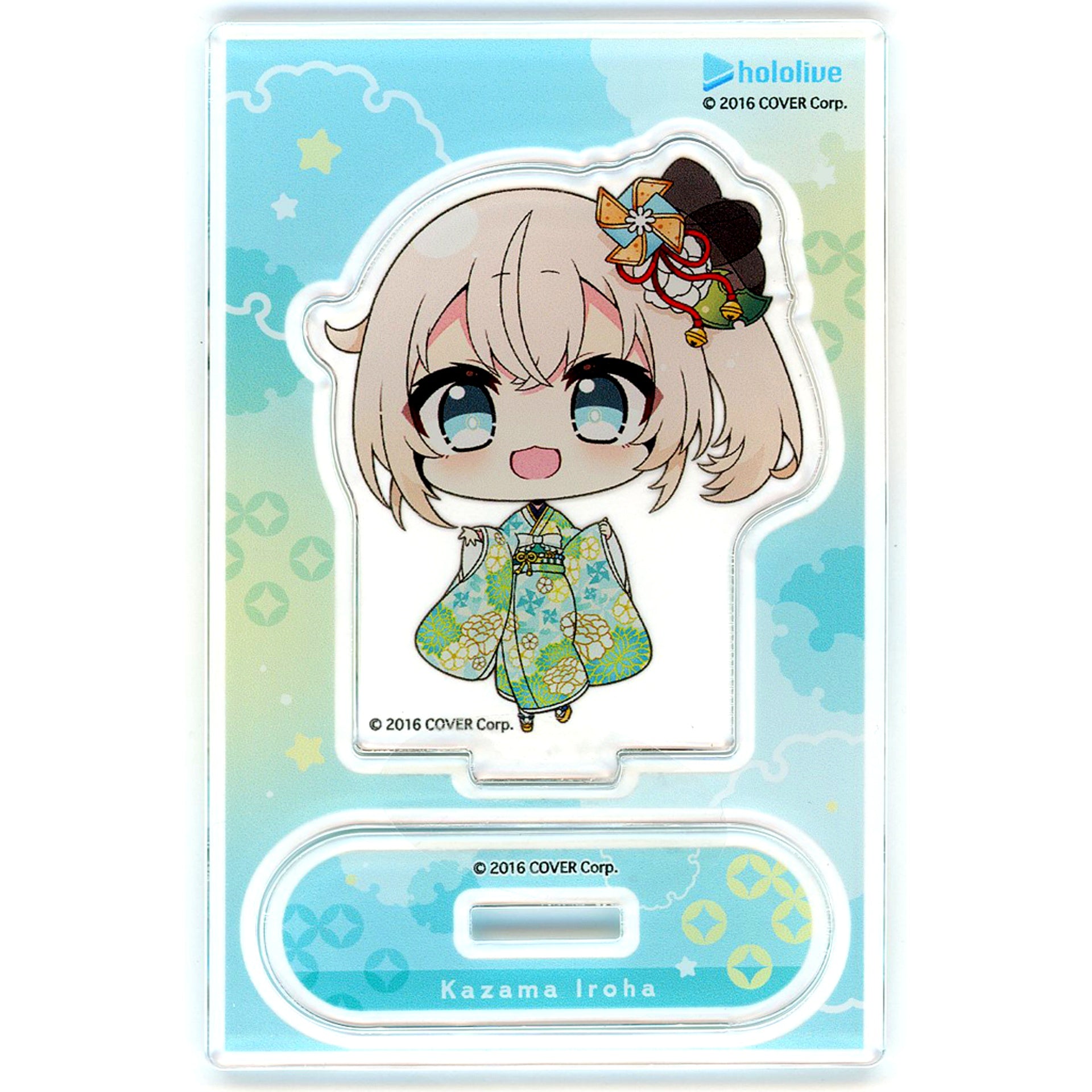 Kazama Iroha Mini Character Trading Acrylic Stand VTuber hololive Holocal Kyoto Edition [USED]